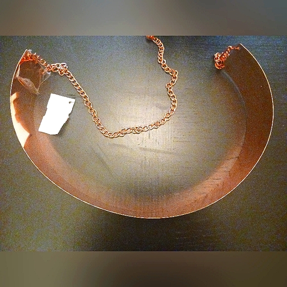 AKIRA Rose Gold Metal Plate Belt (NWT) - Picture 3 of 3